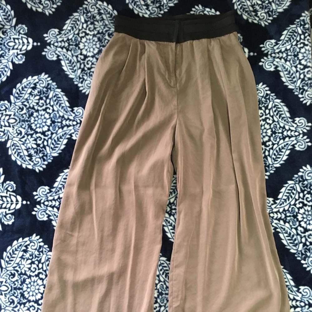 Palazzo sateen pants